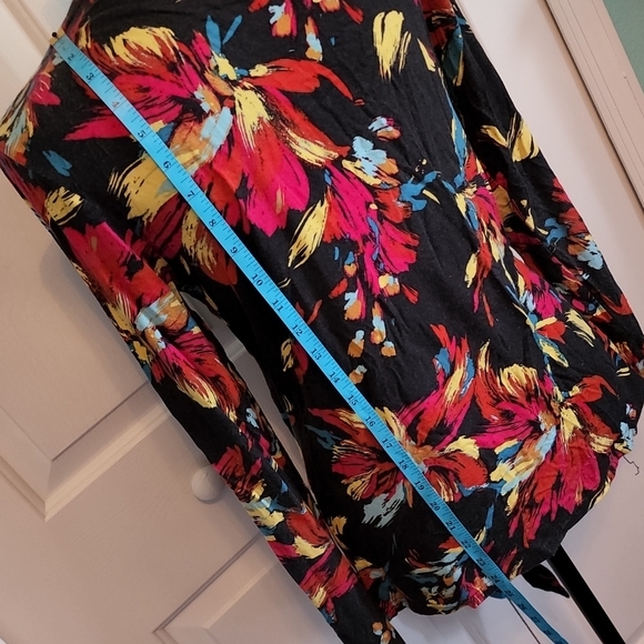 LIZ LANGE color splash open cardigan - Picture 8 of 11